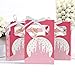 Little Princess Crown - Pink and Gold Princess Baby Shower or Birthday Party Favor Boxes - Set of 12