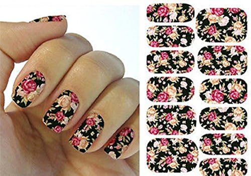 Untainted Chic Decal Art Tip Nail Stickers Decoration Design Flower Water Transfer Manicure