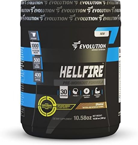 Evolution Advance Pro Fitness Hellfire Pre Workout (300 Grams) (MANDARIN ORANGE)