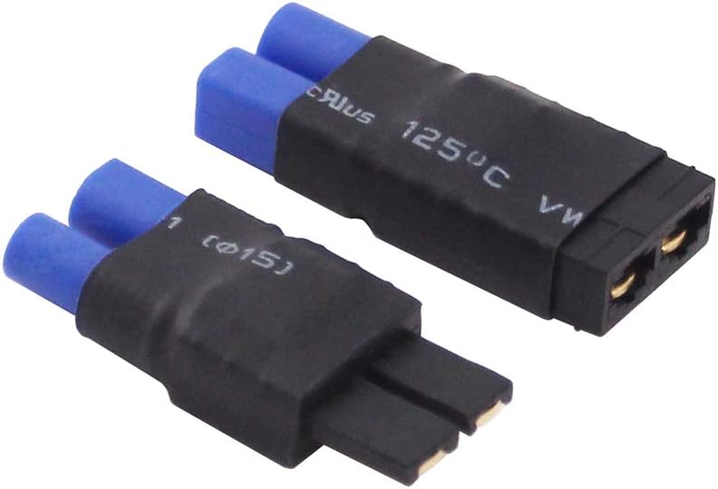 OliRC 4pcs Traxxas TRX to EC3 Style Male Female RC Connector Adapter(C153-4), Small - Image 4