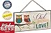 Owl You Need Is Love Two Owls on Branch Decorative Hanging Sign - Made in USA