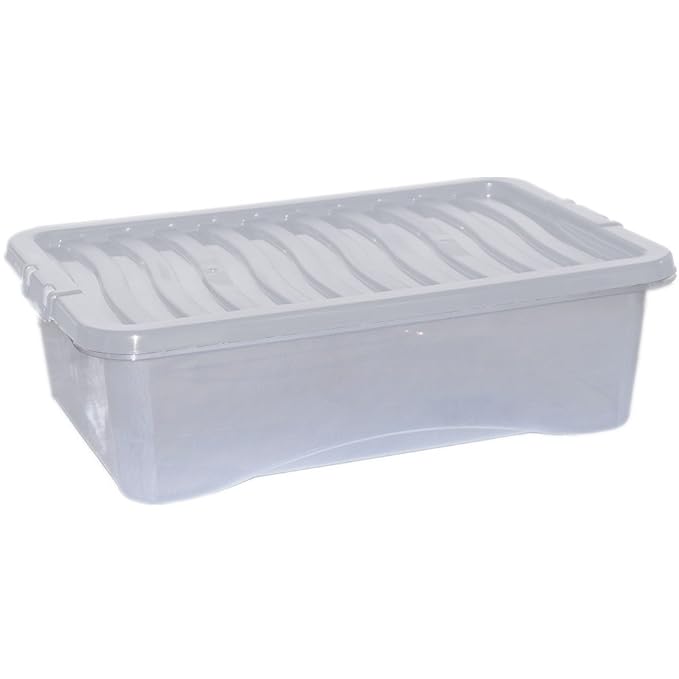 Pack of 5 32lt underbed boxes and lids Amazon.co.uk DIY & Tools