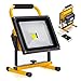 20W LED Work Light Rechargeable Portable Flood Light Battery Powered Flood Light for Outdoor Lighting,Camping,Hiking,Fishing,Car Repairing,Construction Site