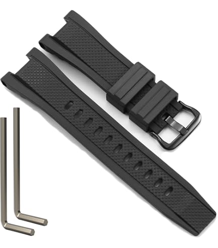 CASIO G-SHOCK GST-B300 ラバーベルト Amazon.com: Shangshi Rubber watch band Strap for Casio G-SHOCK GST