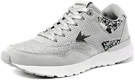 EIGHT KM EKM004 Women &amp; Girls Everyday Sneakers with Removeable Pompoms Grey-7