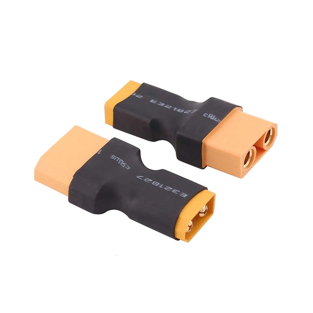 Photo 1 of OliRC 2pcs Male XT60 XT-60 to Female XT90 XT-90 Connector Adapter(C97-2)