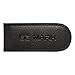 GE MARK Leather Money Clip - Strong Magnets Holds 30 banknotes - for Men - Cash & Card - Gift Box(black)