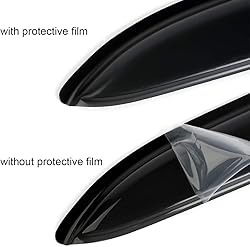 Wensdy 4pcs Side Window Wind Deflector Out-Channel