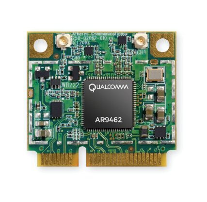 AR9462 AR5B22 Combo WiFi 2.4G/5G & Bluetooth 4.0 module, 802.11 ABGN Dual Band, 2T/2R Mini PCI-Express Half-Size Module, Atheros AR9462 chipset