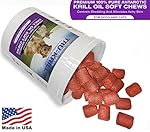 Tru-Krill Premium Antarctic Krill Oil Soft Chews for Dogs | Rich in Omega 3 and 6 | Astaxanthin | Vitamin E | Skin and Coat | Low Allergen | cGMP Certified | Made in USA | 60 Savory Soft Chews