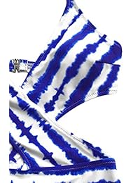 CUPSHE I Know Better Front Cross Backless Halter traje de baño de una pieza para dama