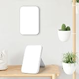 OSDUE Foldable Makeup Mirror 20x13.4cm Portable Rectangular Beige view 5