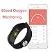 Fitness Tracker Band Smart Bracelet with Oxygen Blood Pressure/Heart Rate/Sleep Monitor Bluetooth Waterproof Sports Activity Tracker with OLED Touch Screen for Android and iOS