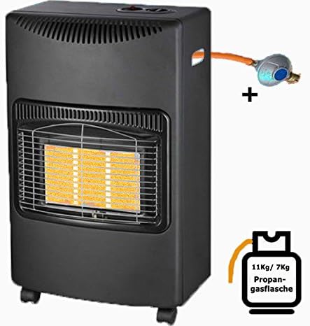 Keramik Gasheizofen 4 2 Kw Gasheizung Gasofen Heizstrahler Gasstrahler Katalytofen Zeltheizung 4200w Inkl Gasschauch Und Druckminderer Set Amazon De Kuche Haushalt