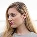 PammyJ Womens Medium Silvertone Textured Hoop Fashion CLIP-ON Earrings 1.5 inches