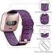 Welltin Bands Compatible with Fitbit Versa/Fitbit Versa 2/Fitbit Versa Lite for Women Men, Breathable Woven Fabric Strap, Quick Release, Adjustable Replacement Wristband for Fitbit Versa Smart Watch