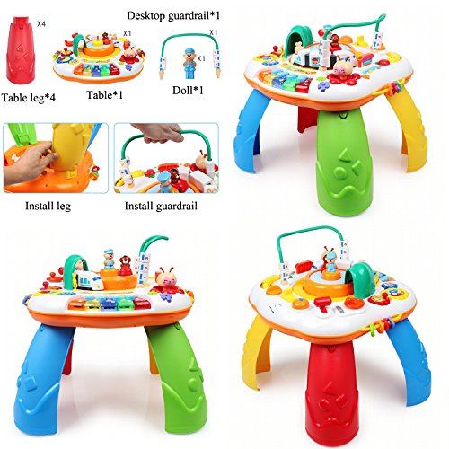 image for Sytle-Carry Learning Activity Table Toddler Toys - Baby Activity Cente