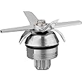 4-Blades for Electric Juicer Food Processor Blender Blade Replacement for JTC Omniblend TM-767 TM-800 TM-788 Multipurpose Stainless Steel Wet Dry Cutting Blade