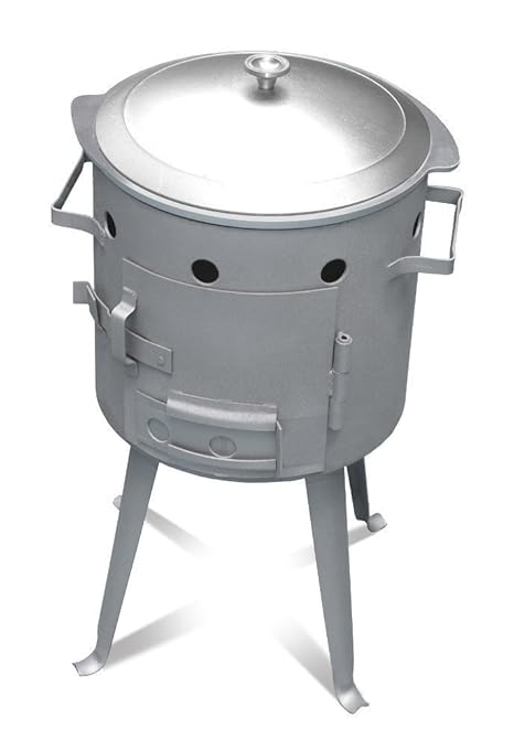 Utschak, H: 56 cm, Durchmesser: 32 cm, für 7L Kasan / Feldküche, Gulaschkessel Feuerkessel Kessel Outdoor