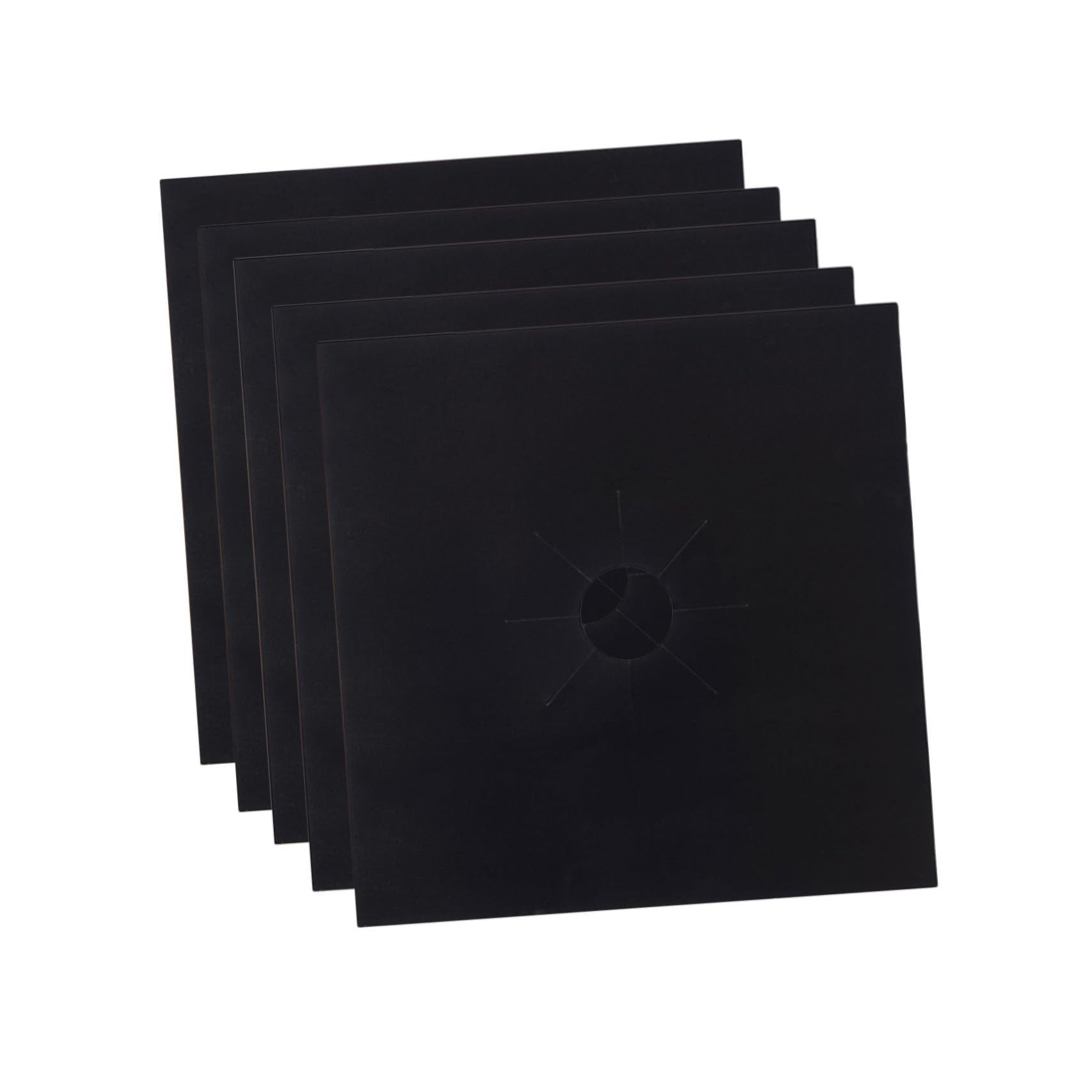 BESPORTBLE 5pcs Practical Stove Burner Covers Gas Range Protector Reusable Hob Stovetop Liners Clean Mat Pad for Kitchen Use