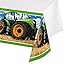 Tractor Time Party Supplies Pack for 16 Guests: Straws, Dessert Plates, Beverage Napkins, Cups, and Table Cover