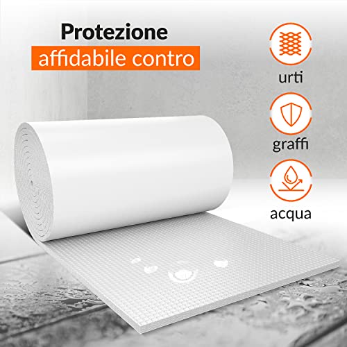 Upgrade4cars White Garage Car Wall Bumper | 2 x Adhesive Foam Panel Door Protector | Bumper Protection