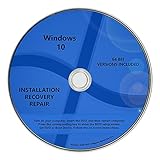 Windows 10 Pro & Home Install Reinstall Upgrade Restore Repair Recovery 64 bit x64 All in One Disc WNYPC Utility DVD