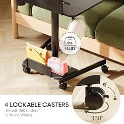 JOY worker Mobile Standing Desk with 60° Tiltable