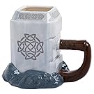 Vandor 26401 Marvel Thor Mjolnir Ceramic Sculpted Mug