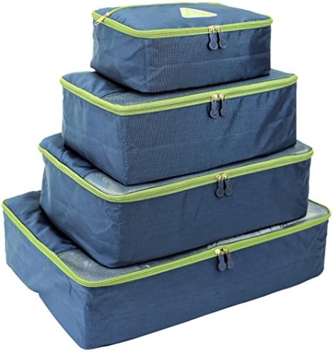 Packing Cubes Travel Luggage Packing Organizers - 4pc Value Set