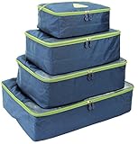Packing Cubes Travel Luggage Packing Organizers - 4pc Value Set