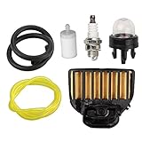 Buckbock Air Filter Fuel Line for 537255701 Husqvarna 455 455E 455 Rancher 460 Rancher 461 Chainsaw