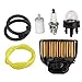 Buckbock Air Filter Fuel Line for 537255701 Husqvarna 455 455E 455 Rancher 460 Rancher 461 Chainsaw primary