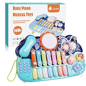 Lictin-Early-Educational-Music-Toy-4-in-1-Kid-Musical-Instruments-Learning-Piano-Instruments-Toys-with-Light-Xylophone-Phone-Sound-Toy-Set-for-Baby- Lictin Early Educational Music Toy - 4 in 1 Kid Musical Instruments Learning Piano Instruments Toys with Light Xylophone Phone Sound Toy Set for Baby …