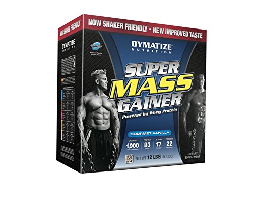 Dymatize Nutrition Super Mass Gainer, Gourmet Vanilla, 12-Pounds Dymatize Nutrition Super Mass Gainer, Gourmet Vanilla, 12-Pounds