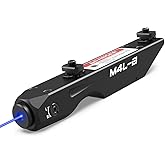 Votatu M4L-B Blue Laser Sight Compatible with M-Lok Rail Surface, Ultra Low-Profile Tactical Rifle Compact Blue Dot Laser Bea