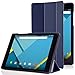 MoKo Google Nexus 9 Case - Slim Lightweight Smart Shell Stand Cover Case with Rubberized Back for Google Nexus 9 8.9 inch Volantis Flounder Android 5.0 Lollipop Tablet by HTC, Indigo