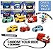 Elensan Magic Inductive Car Follow Handwriting Toy for Kids Above Age Car Model with Battery 6 Models Randomized Scheme （model1）