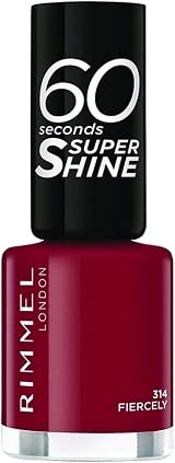 Rimmel London 60 Seconds Super Shine Nail Polish 314 Fiercely