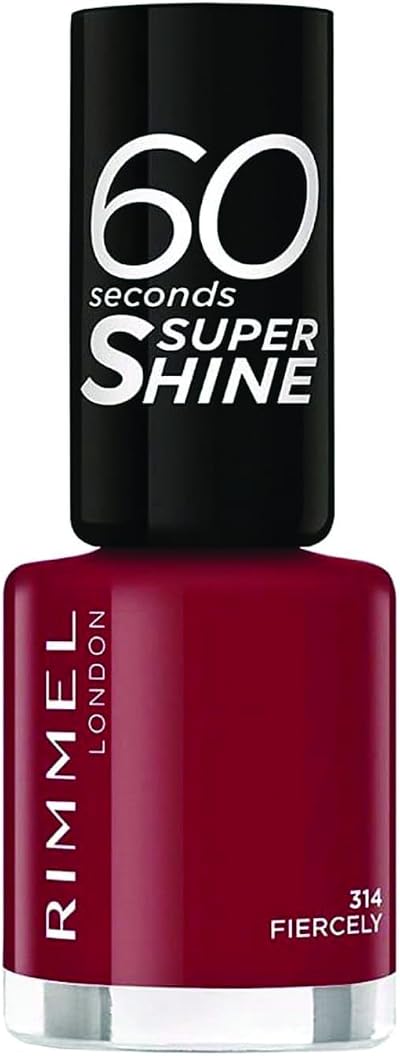Rimmel London 60 Seconds Super Shine Nail Polish 314 Fiercely