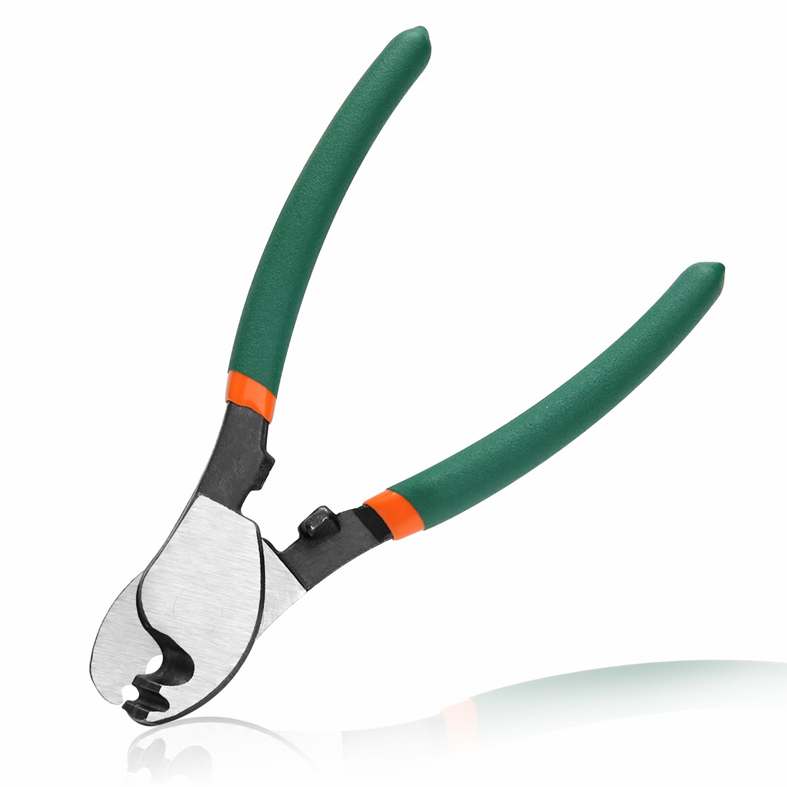 LEONTOOL 6-Inch Cable Cutters Heavy Duty Wire Cutters Electrical Cable Cutting Pliers, High Leverage Cable Cutter Tool Wire Cutting Pliers Wire Rope Cutter for Aluminum, Copper, Communications Cable