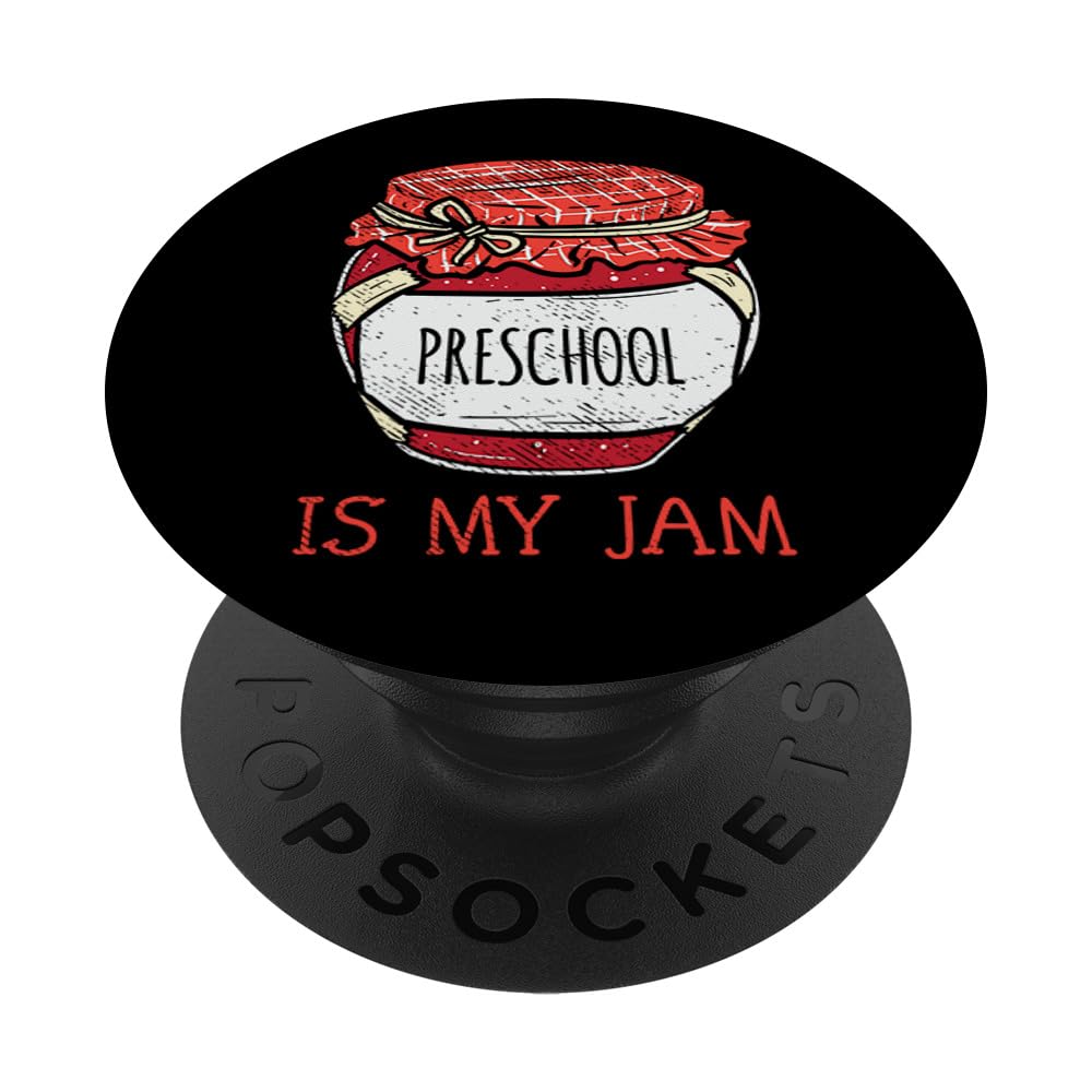 Fun Cute Preschool Teacher PopSockets Adhesive PopGrip