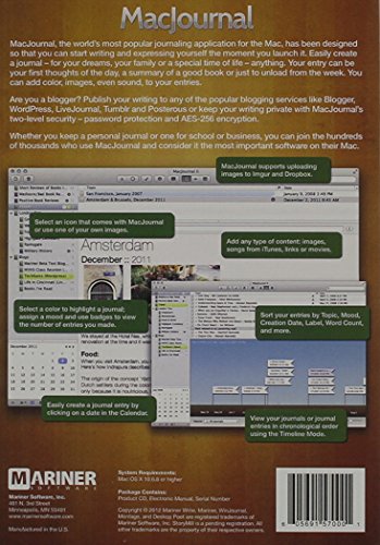 Mariner MacJournal 6 for Mac