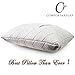 Cr Sleep Shredded Bamboo Memory Foam Pillow for Neck Support with Free Pillowcase, Queen