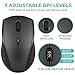 VIVI SKY Type C Wireless Mouse,USB C Gaming Wireless Mice 2.4G Silent Ergonomic Wrist Relax Mouse with 3 DPI Levels Compatible with Apple Macbook 12”, Macbook Pro 2016 / 2017 and Other Device