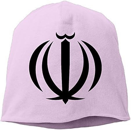 Fgjnmeiro Unisex Coat Of Arms Of Iran Cool Edging Knitted Hat Beanies Caps