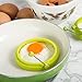 Zenware Set of 4 Non Stick Silicone Egg Ring Pancake Molds - Green
