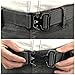 FEIKCOR Tactical Belt, Tactical Heavy Duty Waist Belt for Men, Quick-Release Military Style Shooters Nylon Belts Metal Buckle (Black)
