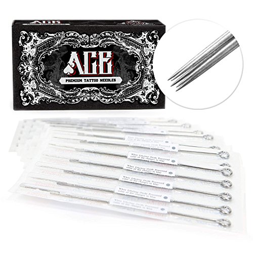 ACE Needles 50 pcs. 5 Round Shader Pre-Made Sterile Tattoo Needles - 5RS - Thumbnail 4