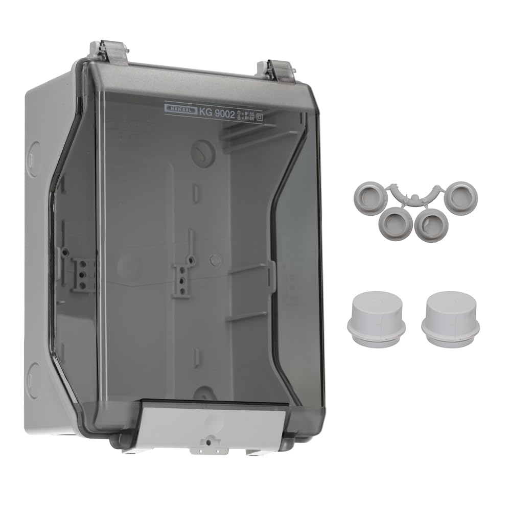 Hensel HENS Empty Housing KG 9002, 235 x 168 mm Grey